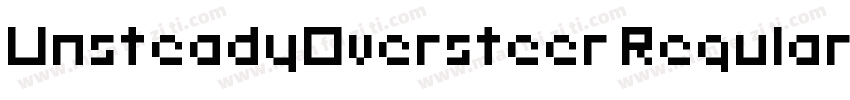 UnsteadyOversteer Regular字体转换